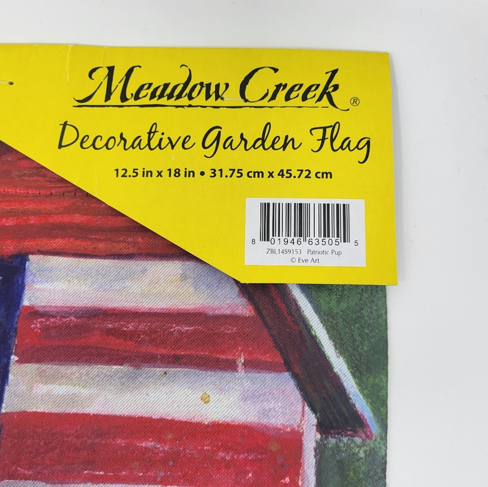 Patriotic Pup 12.5" X 18" Garden Flag 4th Of July Summer Farm Indoor Outdoor - Picture 3 of 4